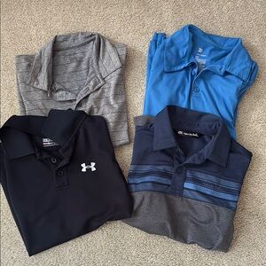Boys golf shirt bundle - Travis Mathew, Under Armour, Target